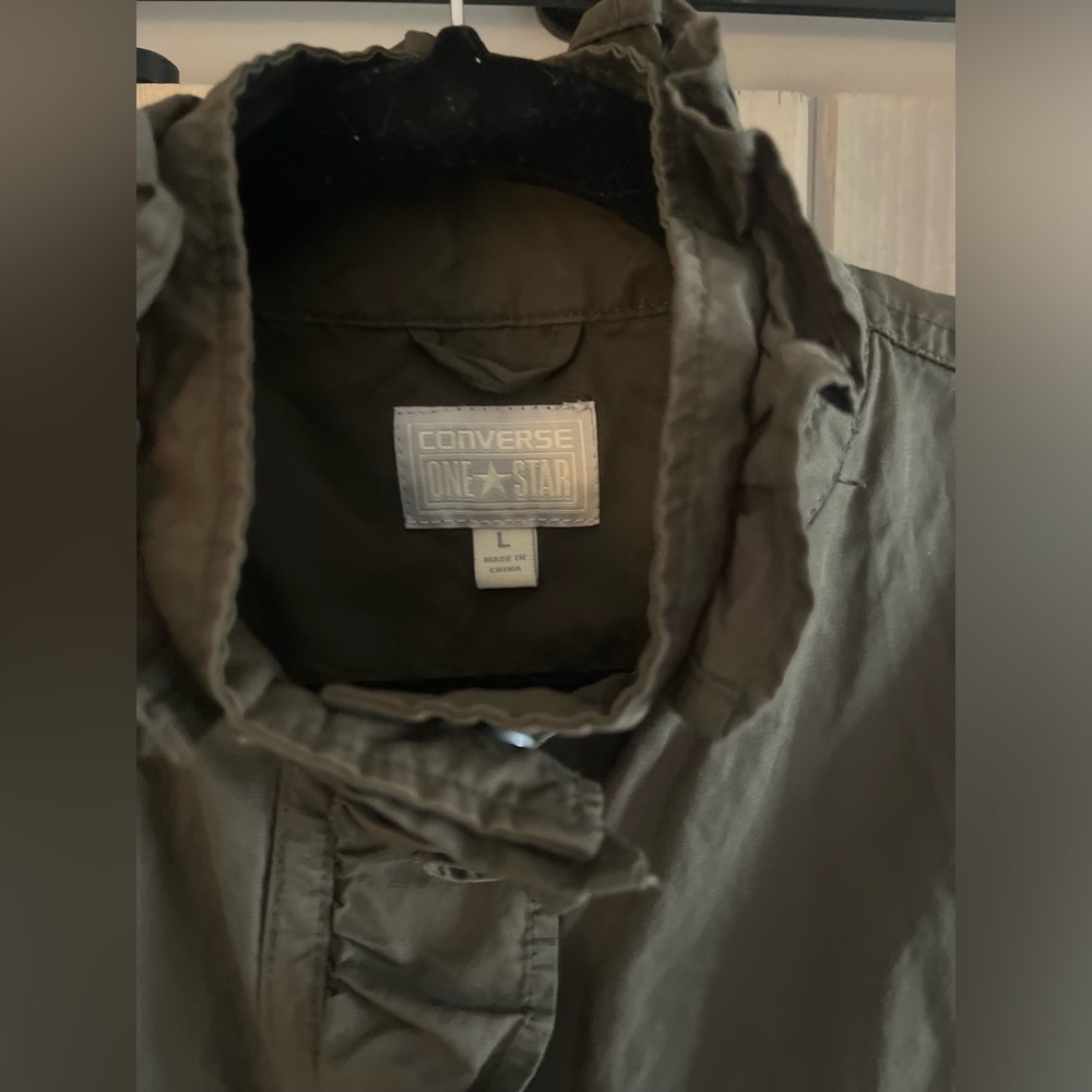 Converse Ruffle Placket Rain Jacket - Picture 2 of 5